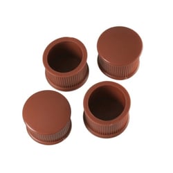 00057005-001 [脚キャップ 28mm 丸 茶 4個入]