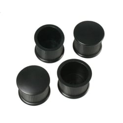 00057025-001 [脚キャップ 28mm 丸 黒 4個入]