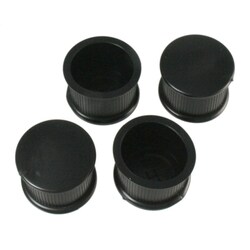 00057026-001 [脚キャップ 31mm 丸 黒 4個入]