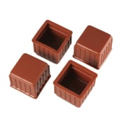 00057055-001 [脚キャップ 24mm 角 茶 個入]