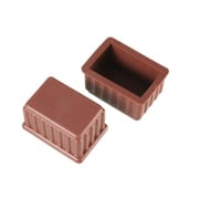 00057059-001 [脚キャップ 23×36×25mm 茶 2個入]