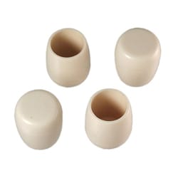 00057114-001 [パイプ脚キャップ 18mm 丸 白 4個入]