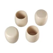 00057115-001 [パイプ脚キャップ 21mm 丸 白 4個入]