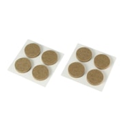 00057208-001 [硬質フェルト 22mm 丸 ブラウン 8個入]