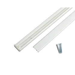 角型フックレール 1m ホワイト 00058177-001