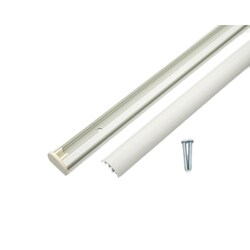 D型フックレール 50cm ホワイト 00058199-001