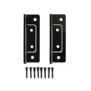 00071664-001 [フラッシュ蝶番 76mm 黒 2枚入]