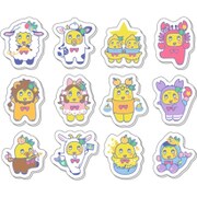 ふなっしー ふわふわステッカー 12星座 [36枚入]