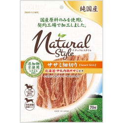 ナチュラルスタイル ササミ細切り [犬用おやつ 70g 全犬種 間食用]