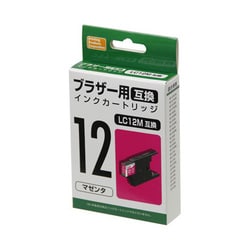 互換インクカートリッジ ブラザー LC12M マゼンタ PP-BLC12M