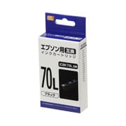 互換インクカートリッジ エプソン ICBK70L ブラック PP-EIC70LBK2
