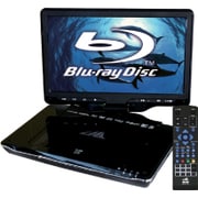 フルセグチューナー搭載 10インチポータブルBDプレーヤー ブラック APBD-F1070HK