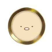 アルミボタンシール指紋認証 すみっコぐらし とんかつ [キャラクターグッズ]