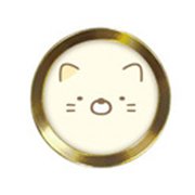 アルミボタンシール指紋認証 すみっコぐらし ねこ [キャラクターグッズ]