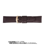 BCA001BW [時計バンド へり返し 24mm チョコ]