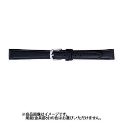 BCA003AL [時計バンド へり返し 14mm 黒]