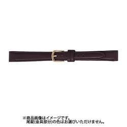 BCA003BF [時計バンド へり返し 10mm チョコ]