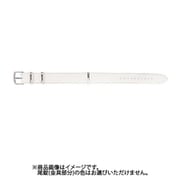 BCA035W1W [時計バンド NATOタイプ レザー 24mm ホワイト]