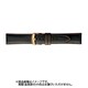 BCM004O1U [時計バンド スコッチガード 22mm 黒-オレンジステッチ]