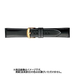 BCM004W1U [時計バンド スコッチガード 22mm 黒-白ステッチ]