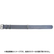 BGA011GS [時計バンド NATOタイプ 引き通しベルト 20mm グレー]