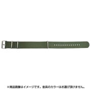 BGA011OU [時計バンド NATOタイプ 引き通しベルト 22mm アーミーグリーン]