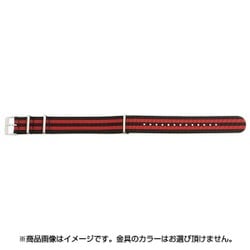 BGA012ARP [時計バンド NATOタイプ 引き通しベルト 18mm レッド系]