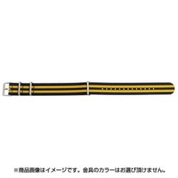BGA012DYS [時計バンド NATOタイプ 引き通しベルト 20mm オレンジ・イエロー系]