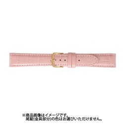 BKA105PS [時計バンド 型押し 20mm ピンク]