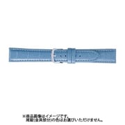 BKA105US [時計バンド 型押し 20mm ライトブルー]