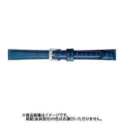 BKM051DH [時計バンド スコッチガード 型押し 11mm ネイビー]