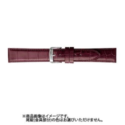 BKM051EM [時計バンド スコッチガード 型押し 15mm ワイン]