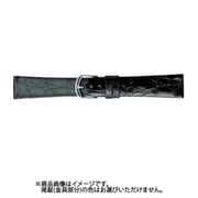 BWA180AR [時計バンド カイマン（シャイニング） 19mm 黒]