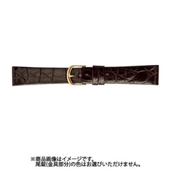 BWA180BN [時計バンド カイマン（シャイニング） 16mm チョコ]