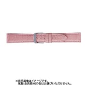 BWA004PS [時計バンド グレーシャス パレットクロコ クロコダイル（マット） 20mm ピンク]