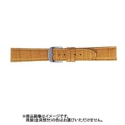 BWA004YS [時計バンド グレーシャス パレットクロコ クロコダイル（マット） 20mm イエロー]
