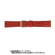 BWA005LP [時計バンド グレーシャス パレットクロコ クロコダイル（シャイニング） 18mm オレンジ]