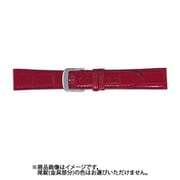 BWA005RP [時計バンド グレーシャス パレットクロコ クロコダイル（シャイニング） 18mm レッド]