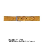 BWA005YS [時計バンド グレーシャス パレットクロコ クロコダイル（シャイニング） 20mm イエロー]