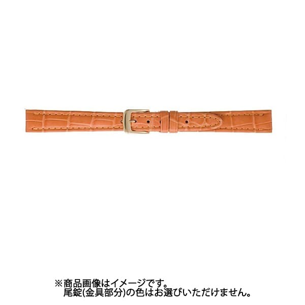 クロコダイル（マット）　バンビ　オレンジ]　[時計バンド　BAMBI　グレーシャス　12mm　BWA008LI　パレットクロコ　腕時計アクセサリ