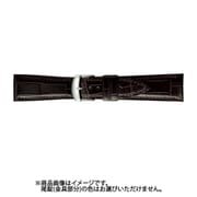 BWA030BU [時計バンド グレーシャス クロコダイル（マット） 22mm チョコ]