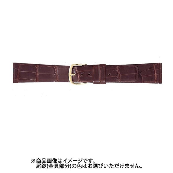 バンビ BAMBI BWA081BR [時計バンド グレーシャス クロコダイル