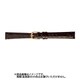 BWA029BL [時計バンド カイマン（シャイニング） 14mm チョコ]