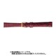 BWA029EI [時計バンド カイマンワニ 管幅12ミリ 美錠幅10ミリ ワイン]