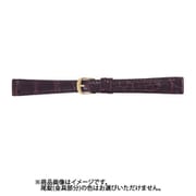 BWA512BL [時計バンド グレーシャス クロコダイル（シャイニング） 14mm チョコ]