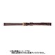BWA103BB [時計バンド カイマン（シャイニング） 7mm チョコ]