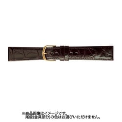 BWA129BN [時計バンド カイマン（シャイニング） 16mm チョコ]