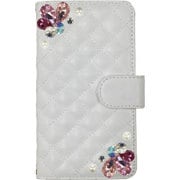 15TM4-9-WHT ホワイト [CRYSTAL*MARKET MORE CRYSTAL 多機種対応 クリスタルフリップケース LTRUC1 WHT-M]