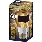 LED電球 60W相当 フィラメントクリアー球型 LDOA60L-GC