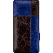 CBR-SYXZ4MS4CBPBP [BONRONI Premium Leather Case for Xperia Z4 Plutus 青/濃茶]